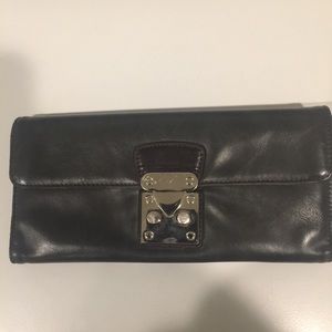 Small black clutch